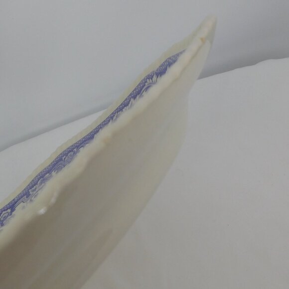 Spode Mayflower Fine China Old Backstamp 15" Oval Serving Platter England VTG - Picture 8 of 11